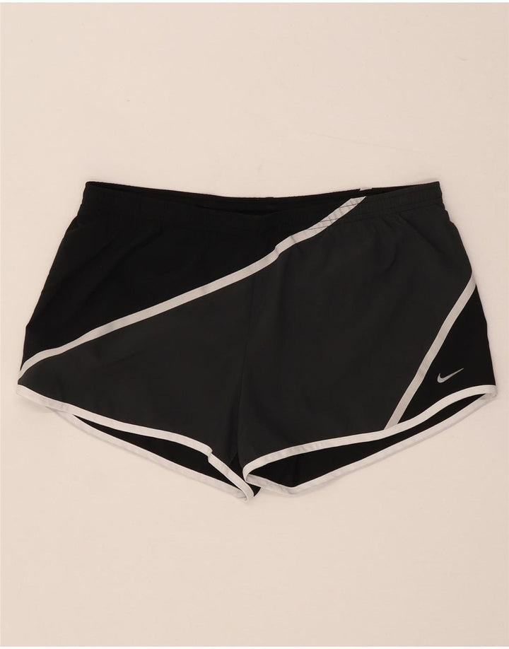 Damskie spodenki sportowe Nike Dri Fit UK 14, średni czarny poliester