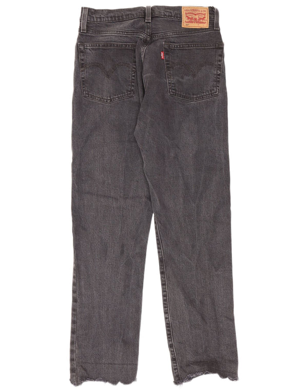 Damskie jeansy Levi's 501 Straight W27 L28 Szara bawełna