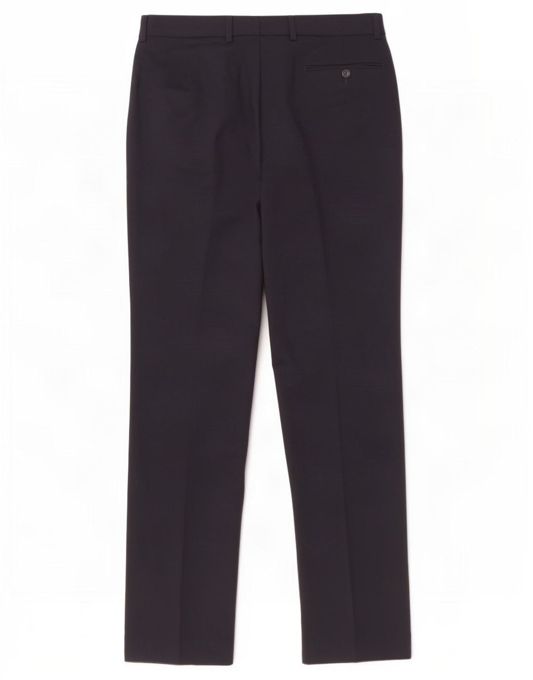Damskie spodnie garniturowe Marks & Spencer W32 L33 Granatowo-wełniane