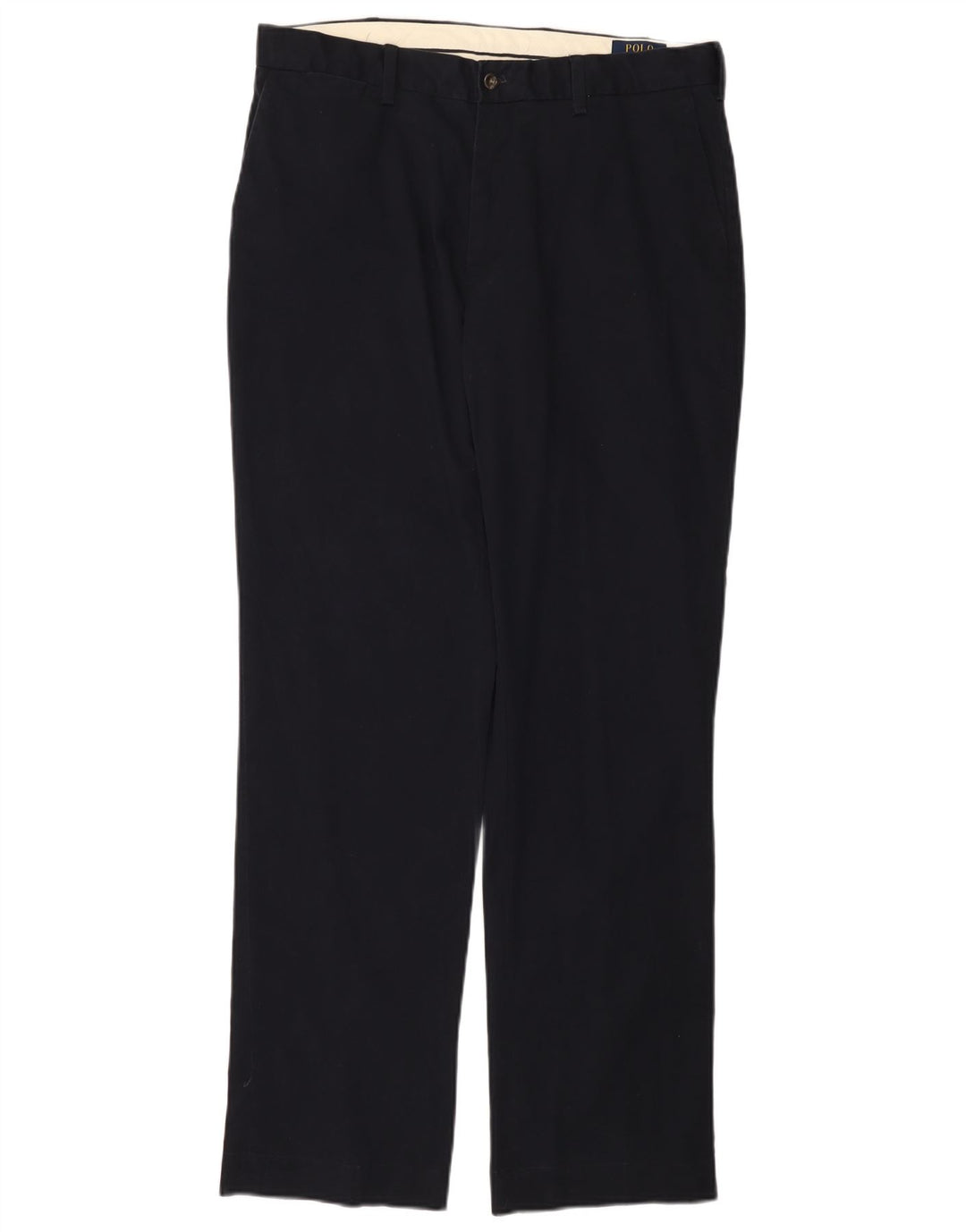 POLO RALPH LAUREN Męskie proste spodnie Chino W34 L34 Granatowe