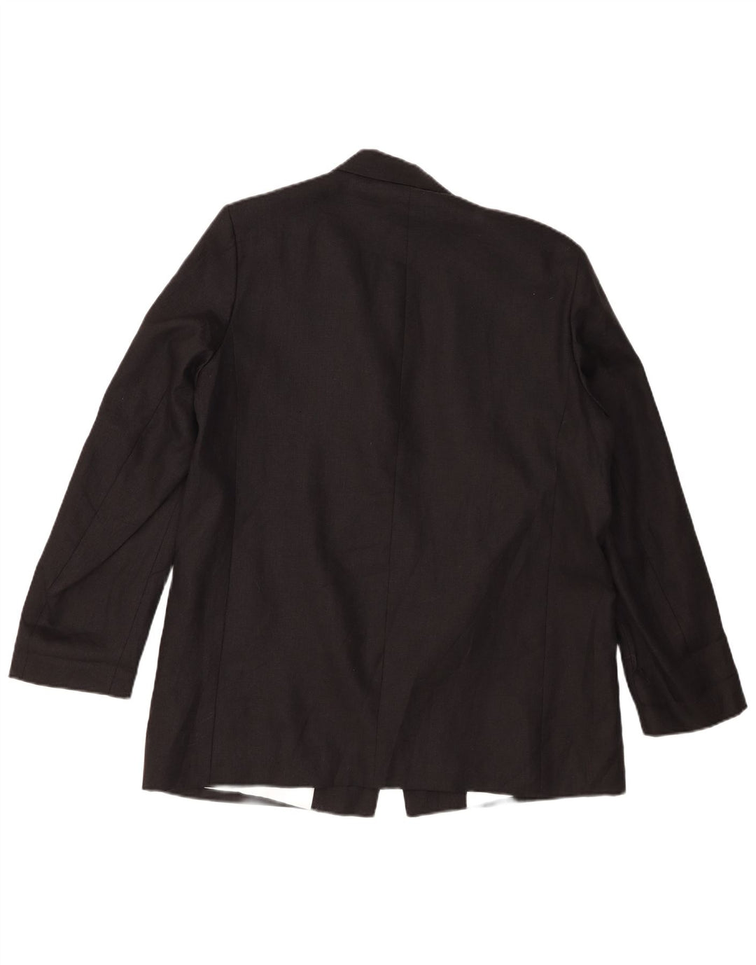 Damska otwarta marynarka Zara UK 18 XL, czarna lniana