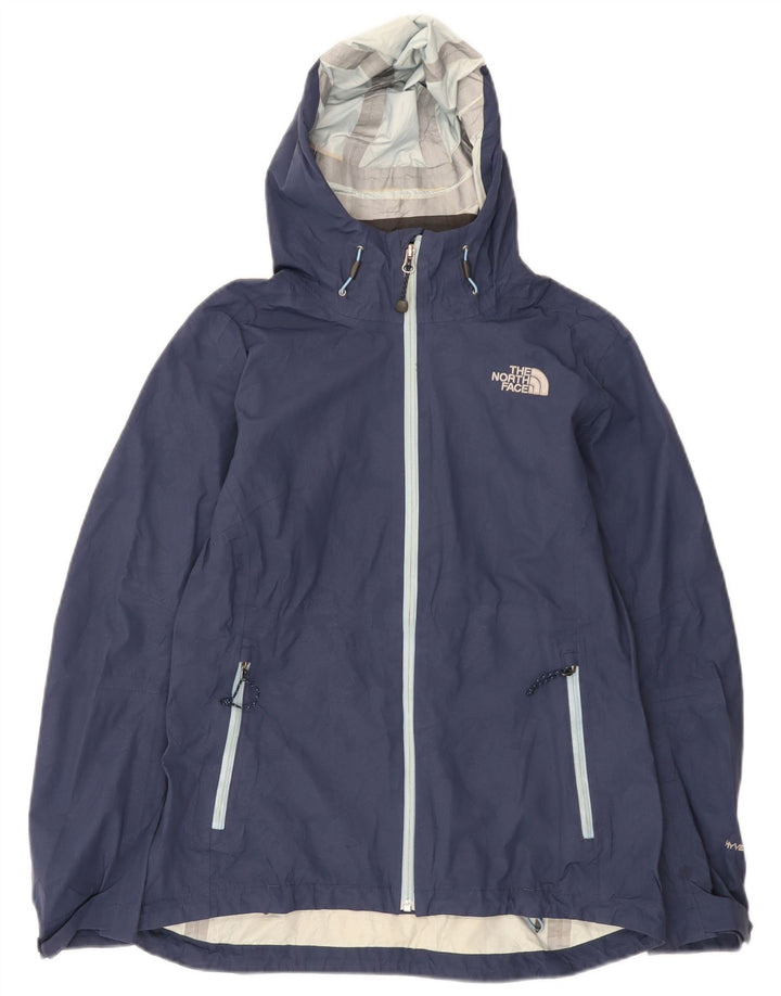 Damska kurtka przeciwdeszczowa z kapturem The North Face Hyvent UK 14, średni granat