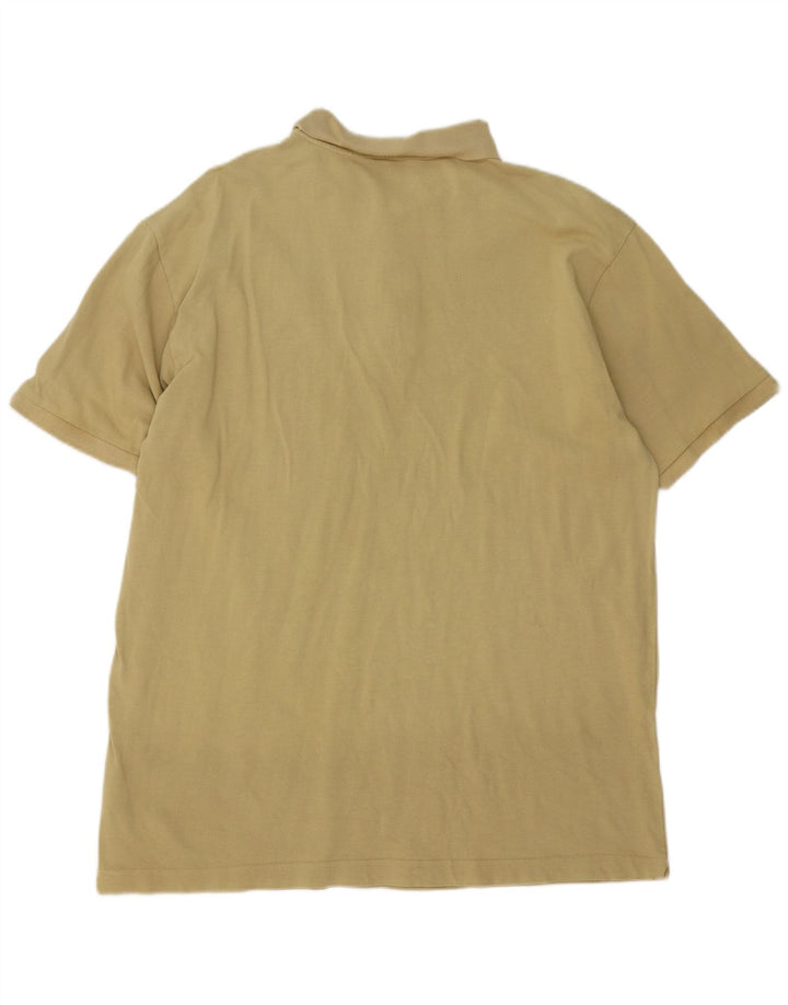 Męska koszulka polo Kappa 2XL, beżowa, bawełniana