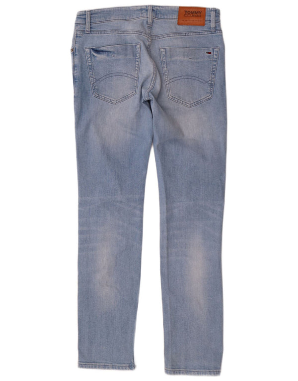 Damskie jeansy slim TOMMY HILFIGER W32 L32 Niebieskie bawełniane