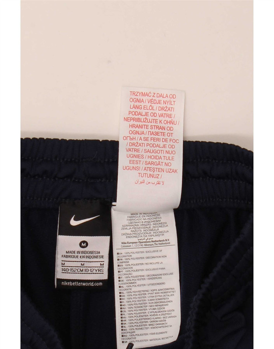 Chłopięce spodnie dresowe Nike 10-11 lat, średni granatowy, poliester