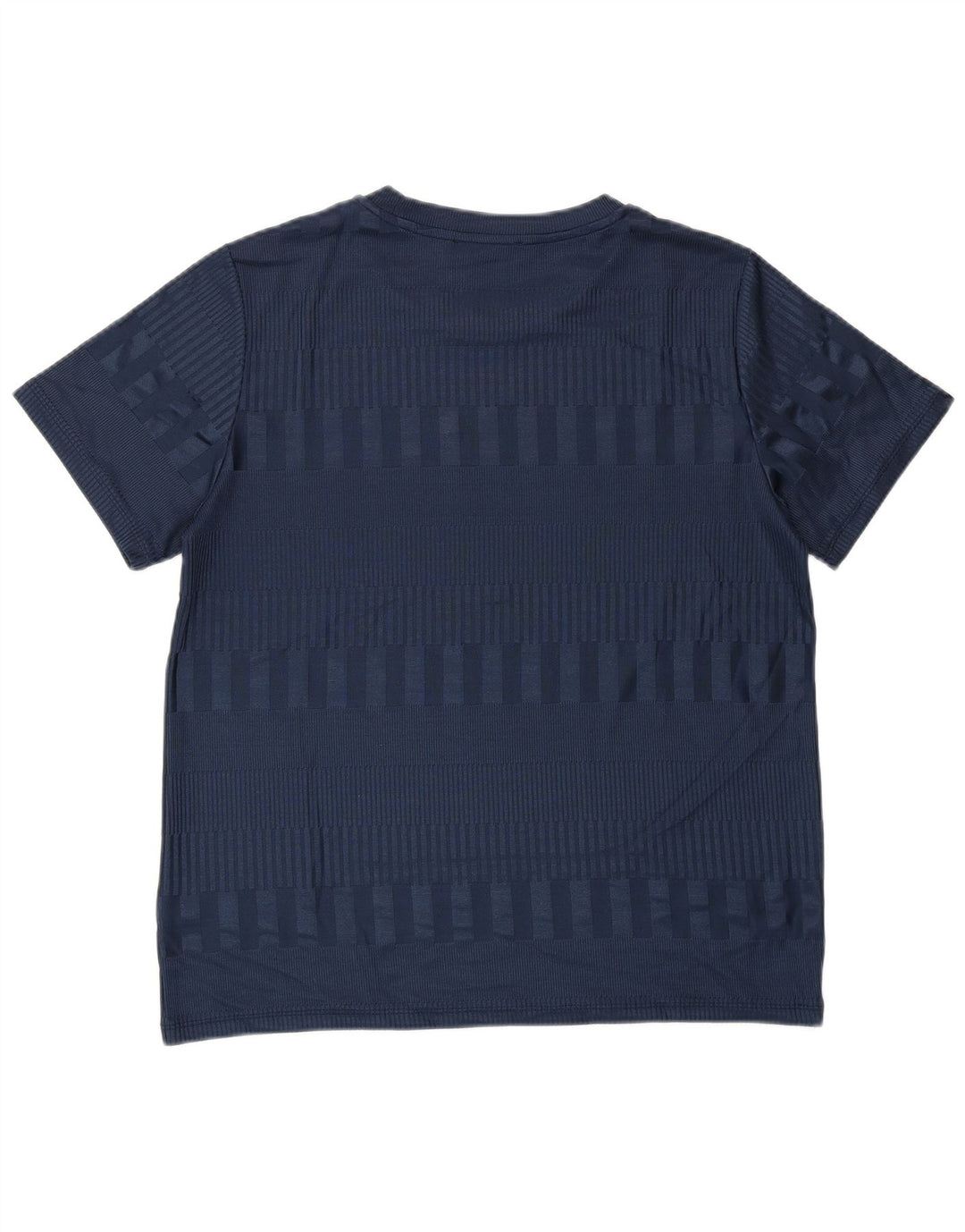 MARKS & SPENCER T-shirt damski Top UK 16, duży, granatowy, poliestrowy w paski