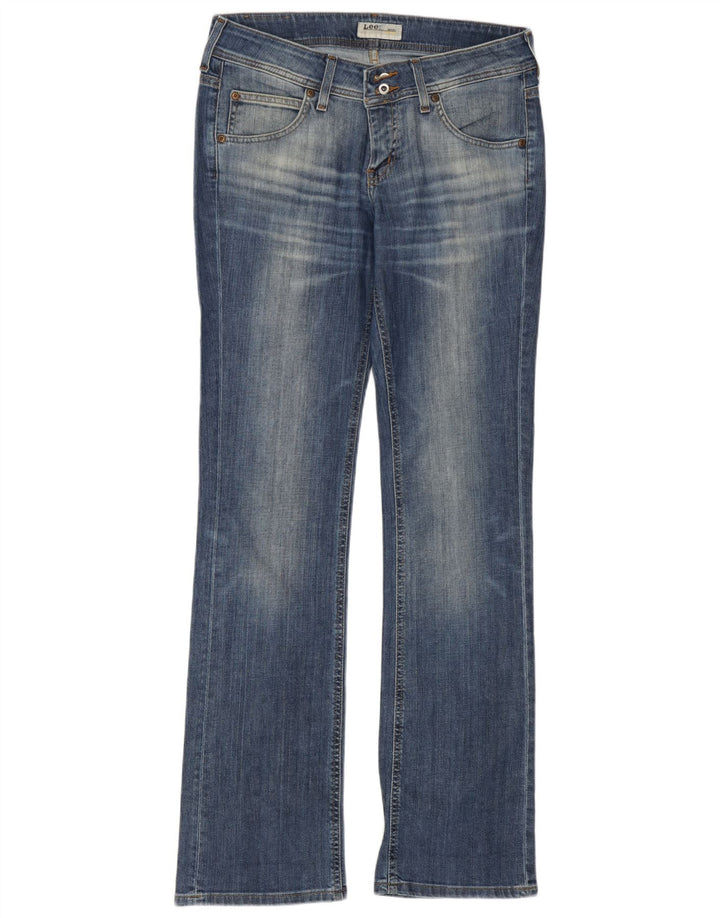 Damskie jeansy Lee Cade z niską talią Bootcut W31 L33, niebieska bawełna