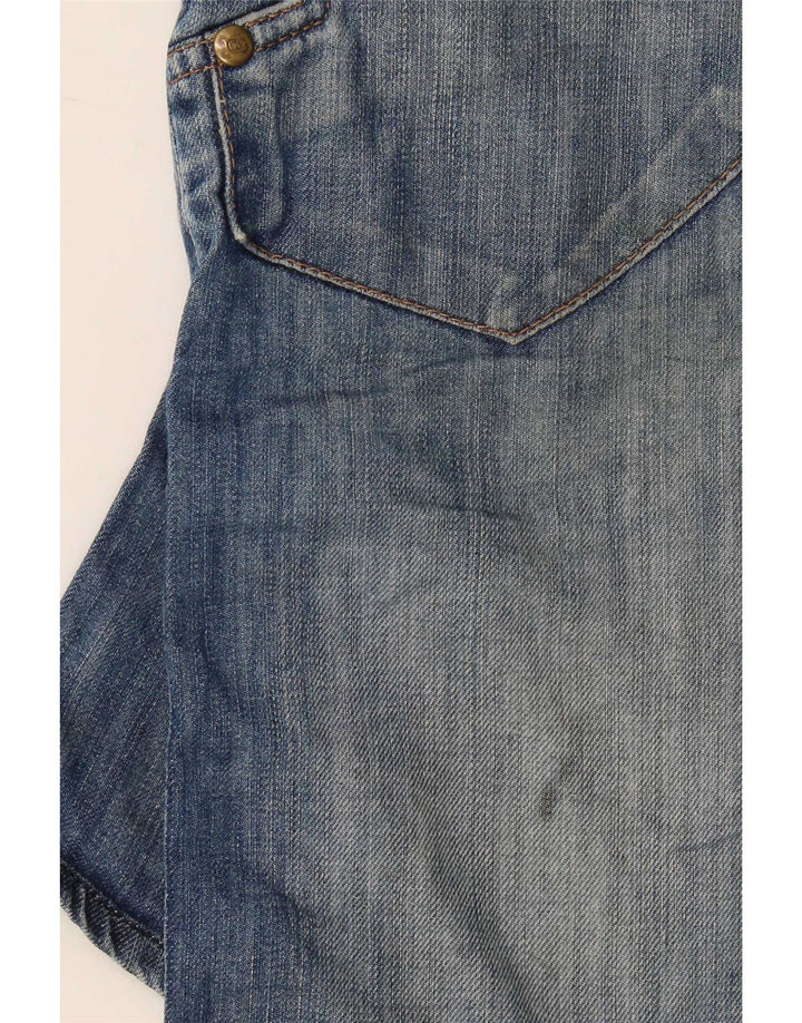 Lee Męskie spodenki jeansowe małe W29 niebieskie bawełniane