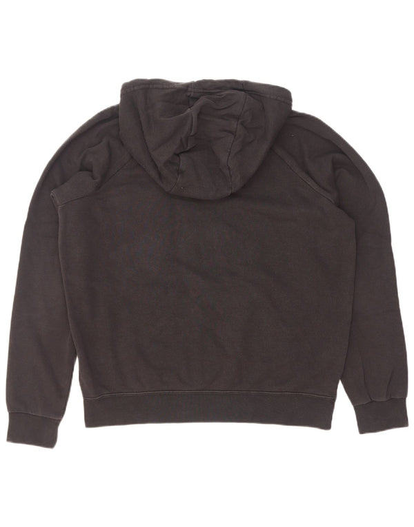 Damski sweter oversize z kapturem Nike UK 10, mały, czarny, bawełniany