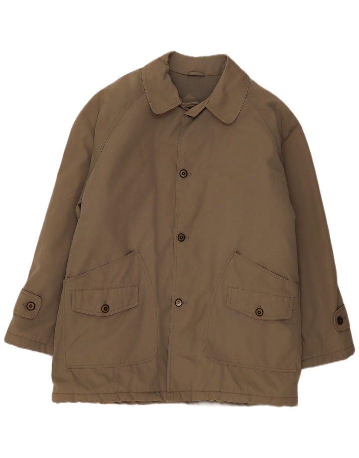 Vintage męska kurtka bomber UK 42 XL beżowa