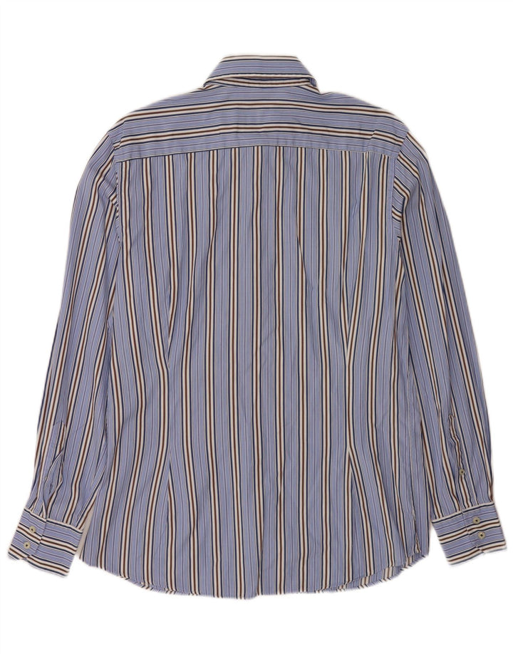 Koszula męska Massimo Dutti, duża, bawełniana w niebieskie paski