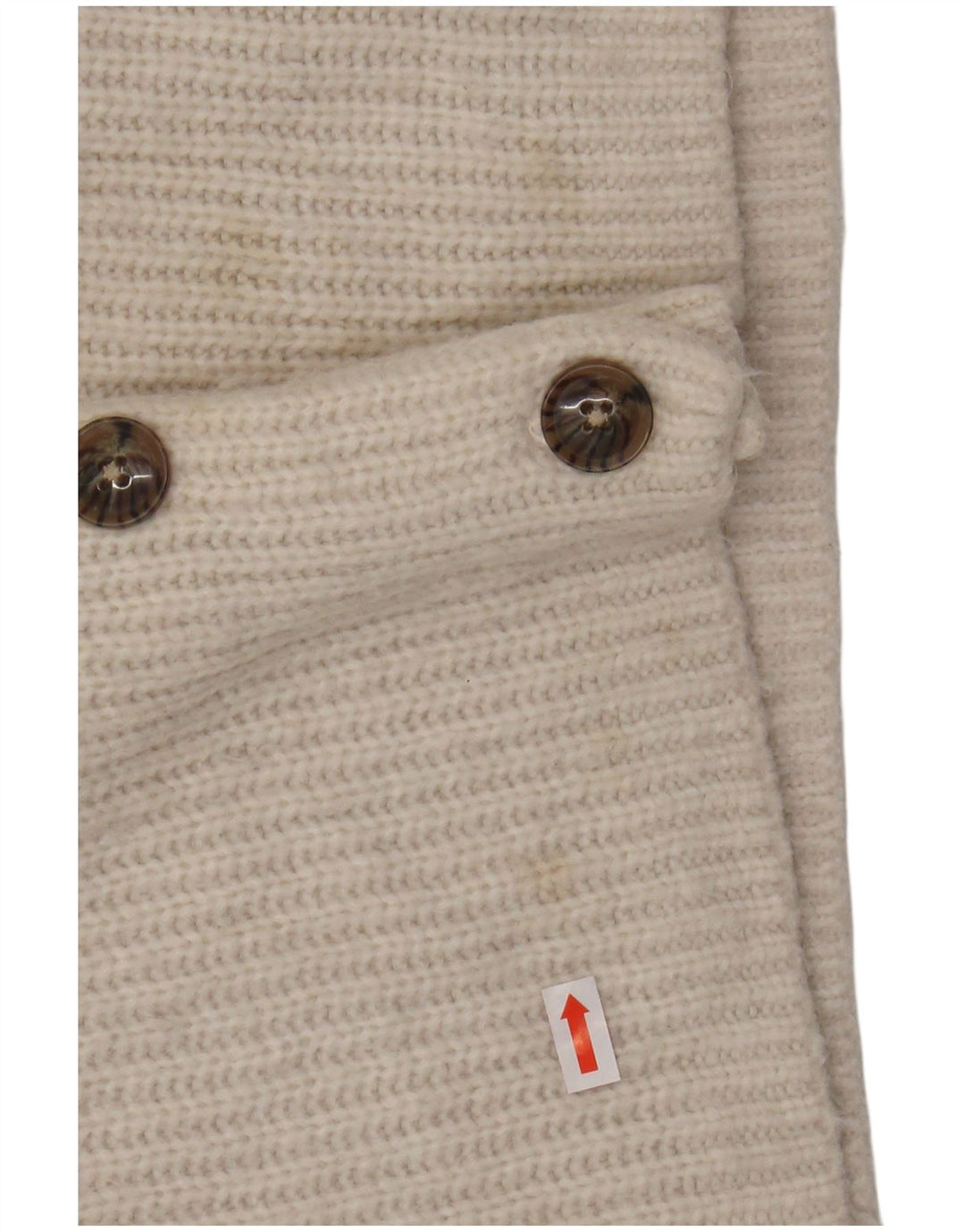 Damski sweter oversize FAT FACE Crop Cardigan UK 10, mały, biały nylon