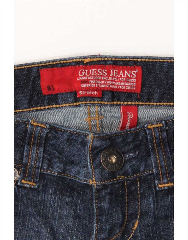 Damskie dżinsy Guess Stretched Bootcut W26 L32 Granatowe, bawełniane