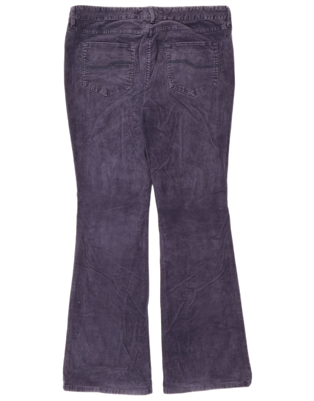 Damskie sztruksowe spodnie FAT FACE Bootcut UK 14 Large W34 L31 Granatowe