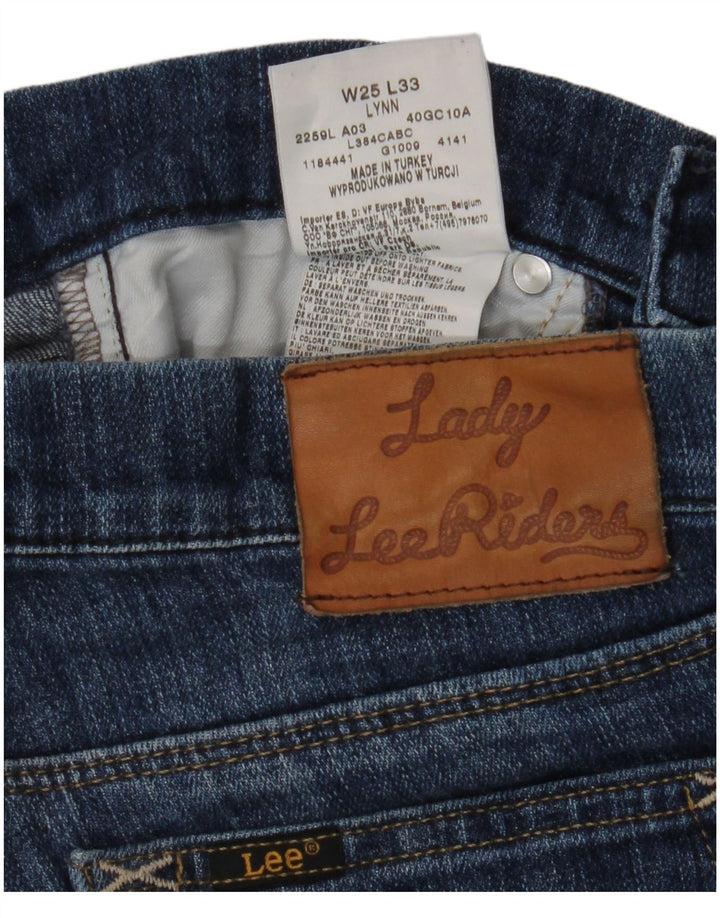 LEE Damskie jeansy Lynn Bootcut W25 L29 Niebieskie bawełniane