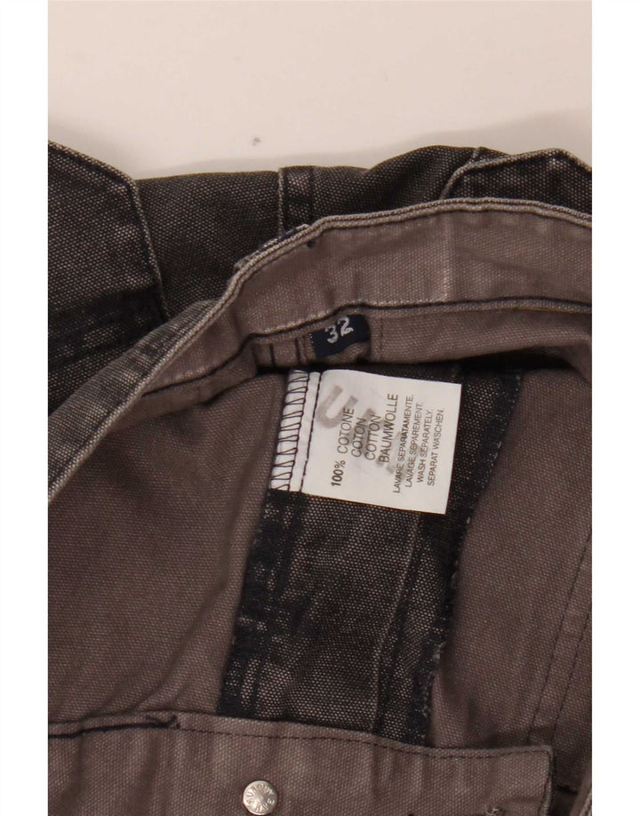 Męskie spodenki jeansowe Cargo Murphy & Nye W32, duże, szare, bawełniane