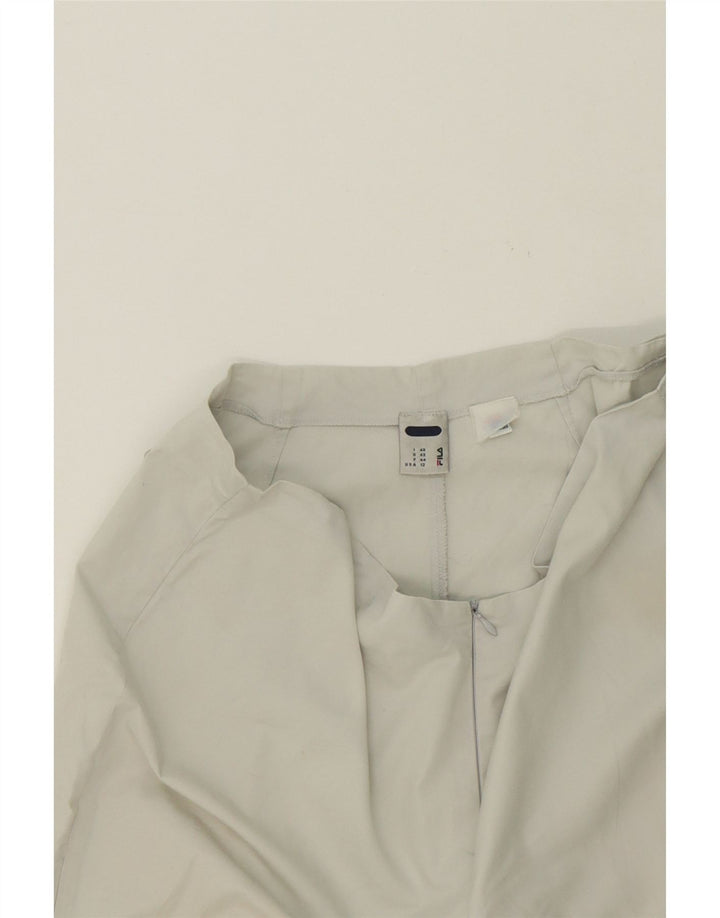 FILA Womens Casual Shorts IT 48 XL W34  Off White Polyester Vintage Fila and Second-Hand Fila from Messina Hembry 