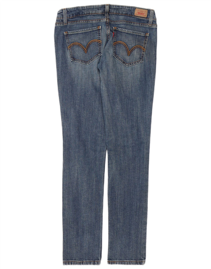 Dżinsy damskie LEVI'S 524 Super Low Skinny US 9 Medium W30 L28 Niebieskie bawełniane