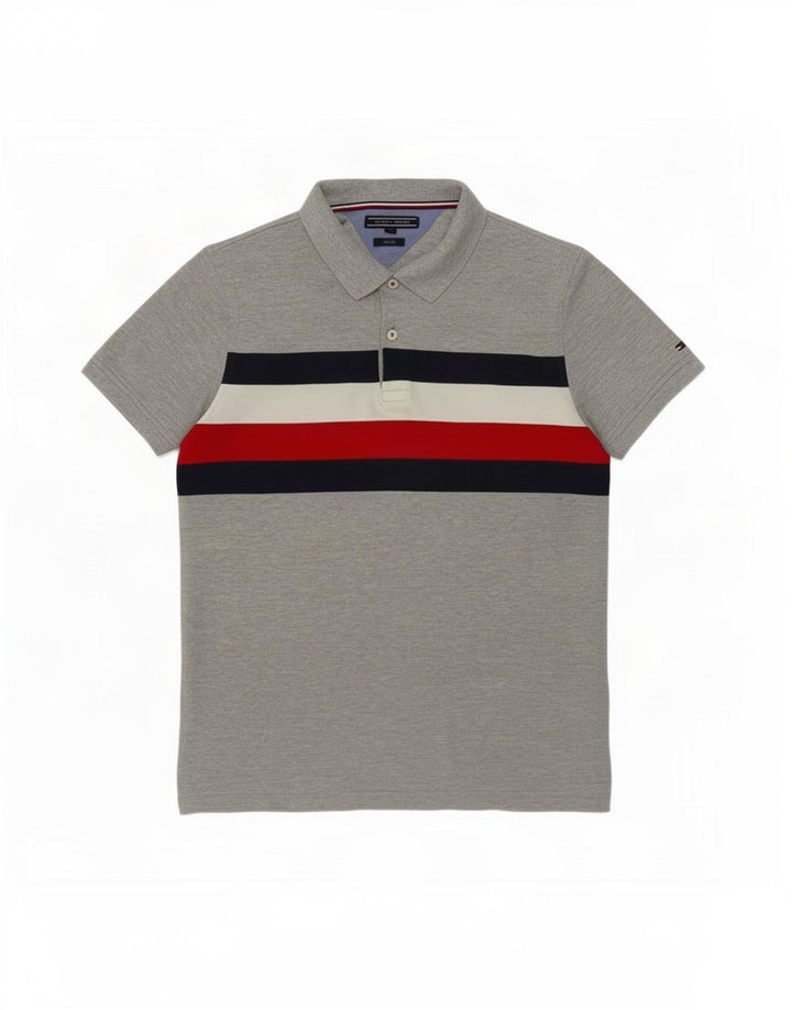 Męska koszulka polo Slim Fit Tommy Hilfiger w kolorze średnioszarym