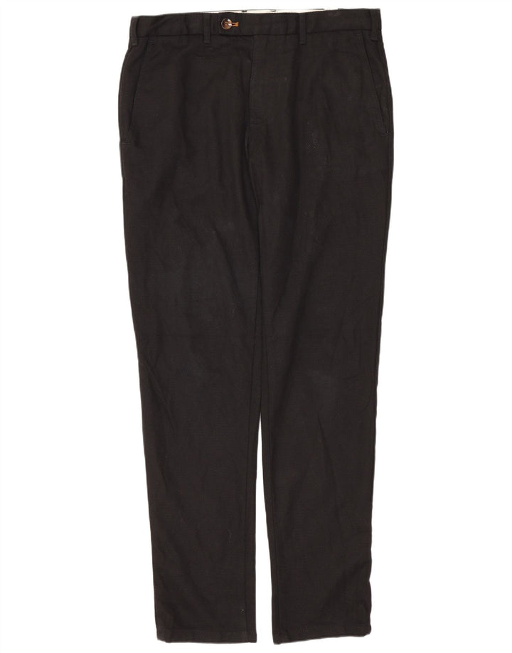 Męskie spodnie chino Zara EU 40 Medium W31 L30 Czarny poliester