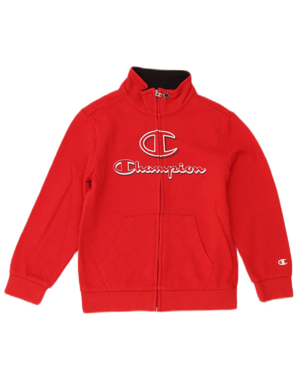 Chłopięca bluza dresowa Champion z grafiką, 5-6 lat XS, czerwona bawełna