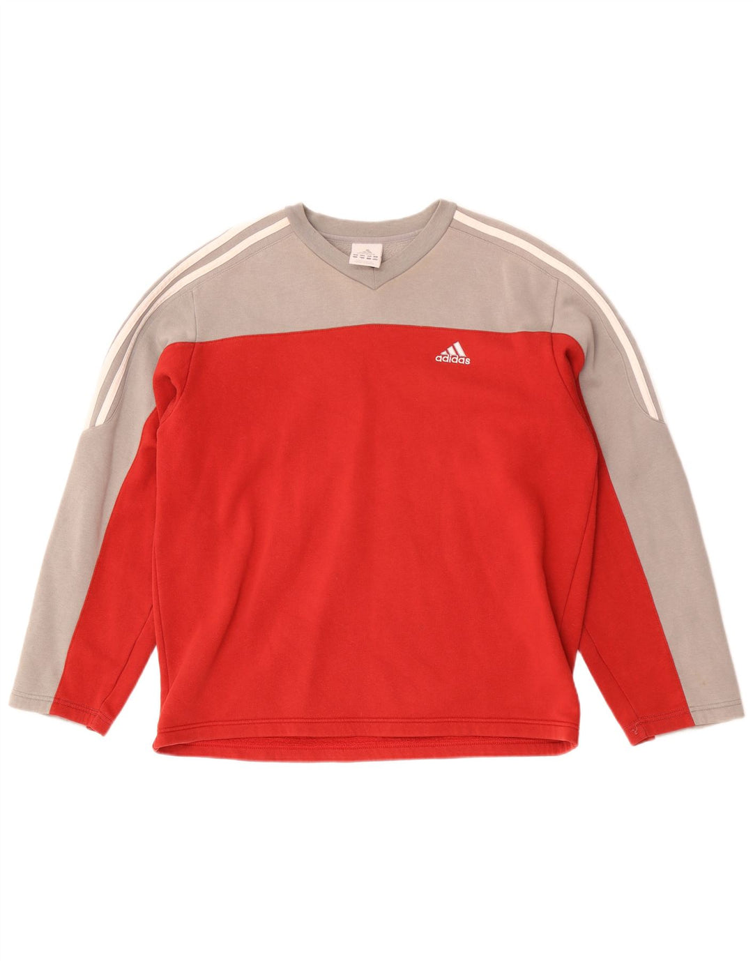 Bluza męska Adidas UKI 38/40 Średnia czerwona bawełna z blokami kolorów