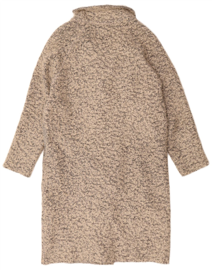 Damski płaszcz oversize Zara UK 10 Small, beżowy, wełniany