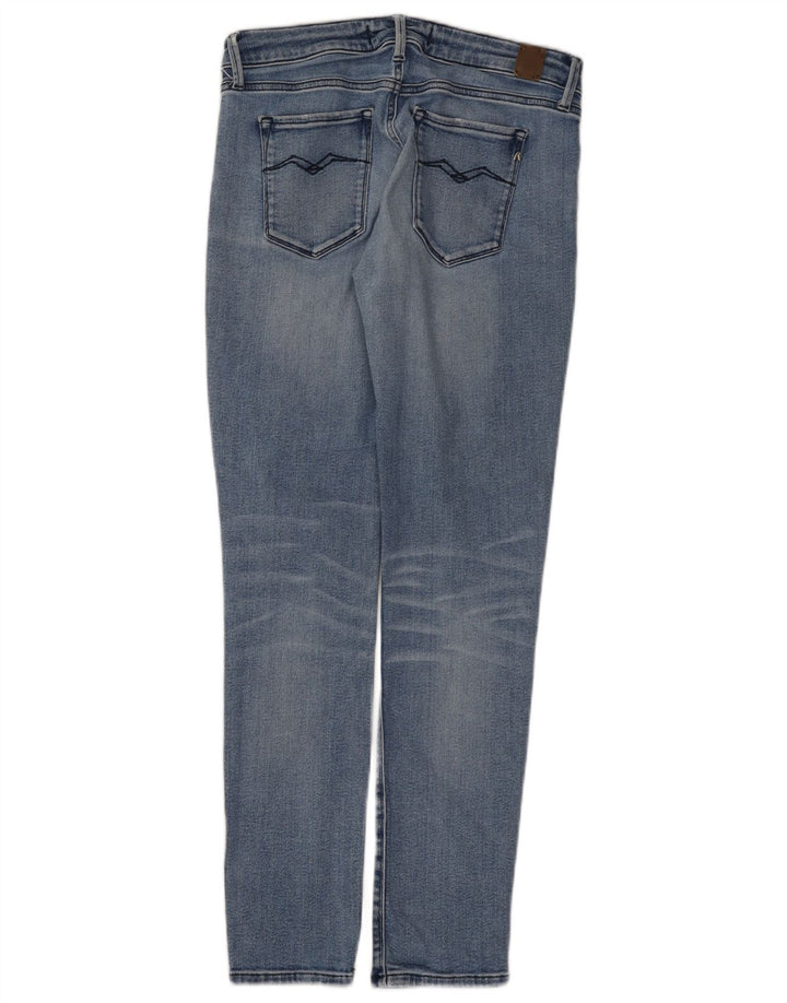 Damskie jeansy Replay New Luz Skinny W32 L30 Niebieskie