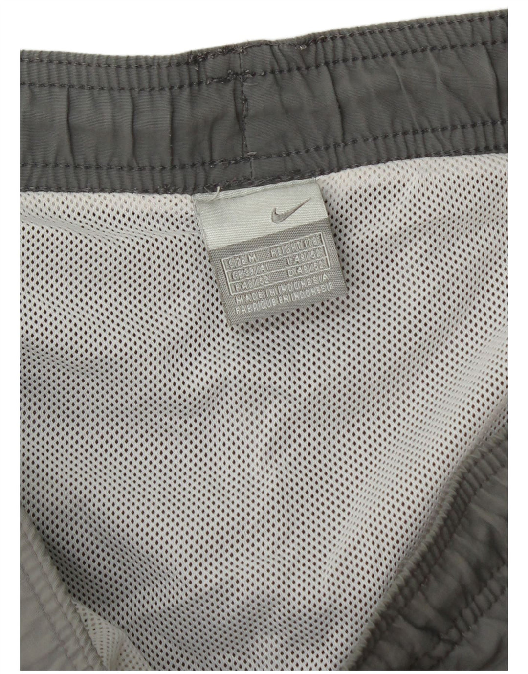 Męskie spodenki sportowe Nike UK 39/41 Średni szary nylon z blokami kolorów