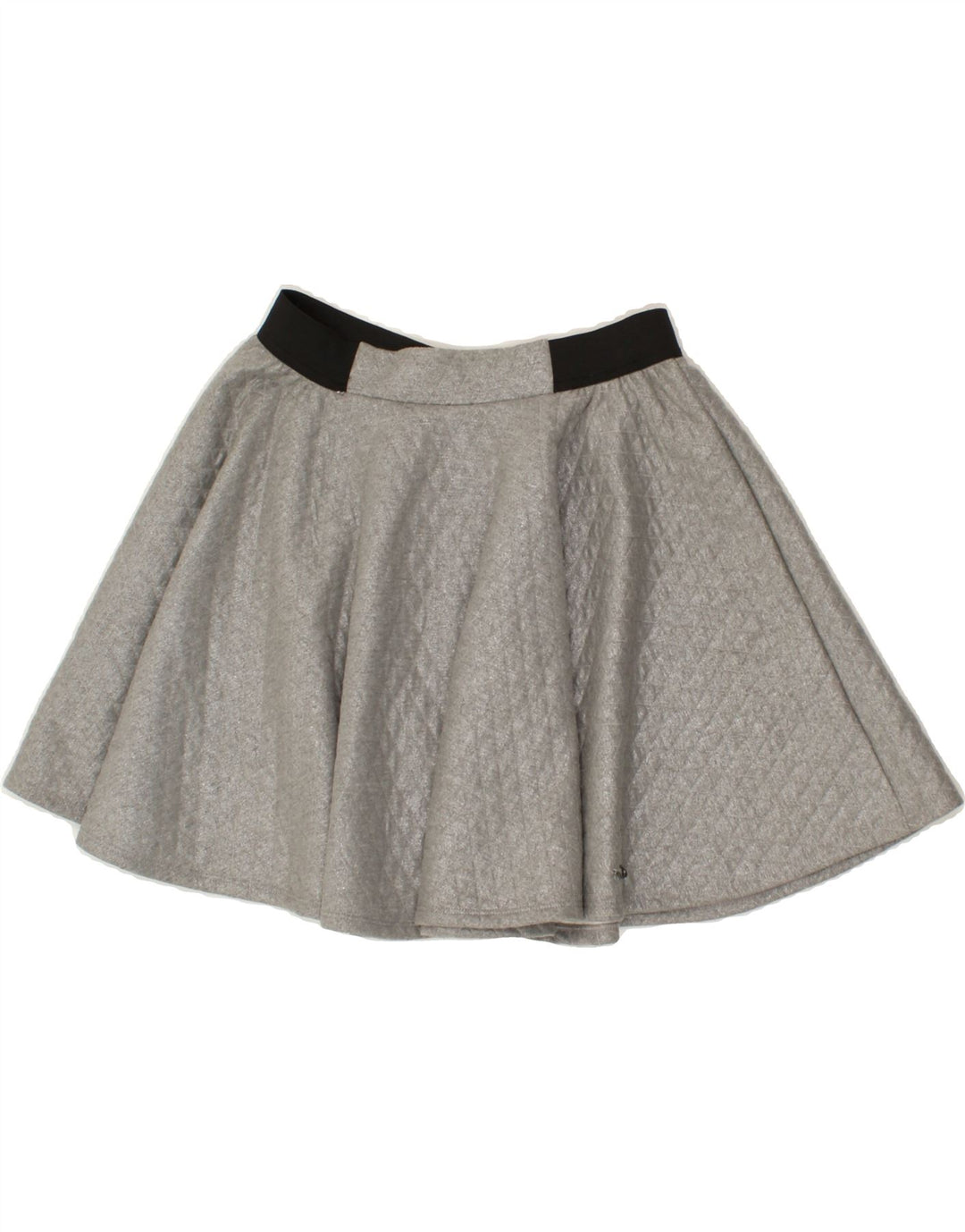 LIU JO Girls A-Line Skirt 11-12 Years W24 Grey Polyester Vintage Liu Jo and Second-Hand Liu Jo from Messina Hembry 