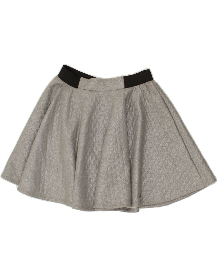 LIU JO Girls A-Line Skirt 11-12 Years W24 Grey Polyester Vintage Liu Jo and Second-Hand Liu Jo from Messina Hembry 