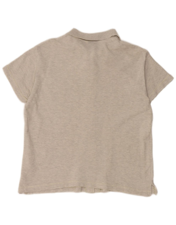 Damska bluzka z krótkim rękawem LOTTO UK 20 2XL Szara bawełna