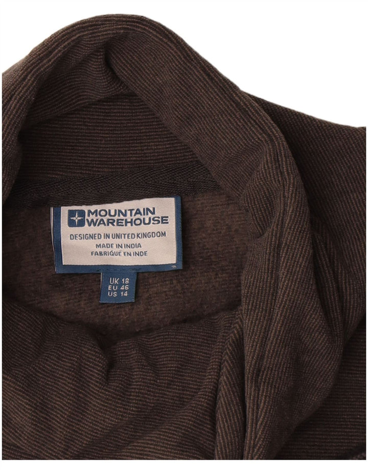 Damski sweter z wywijanym dekoltem Mountain Warehouse UK 18 XL, szary