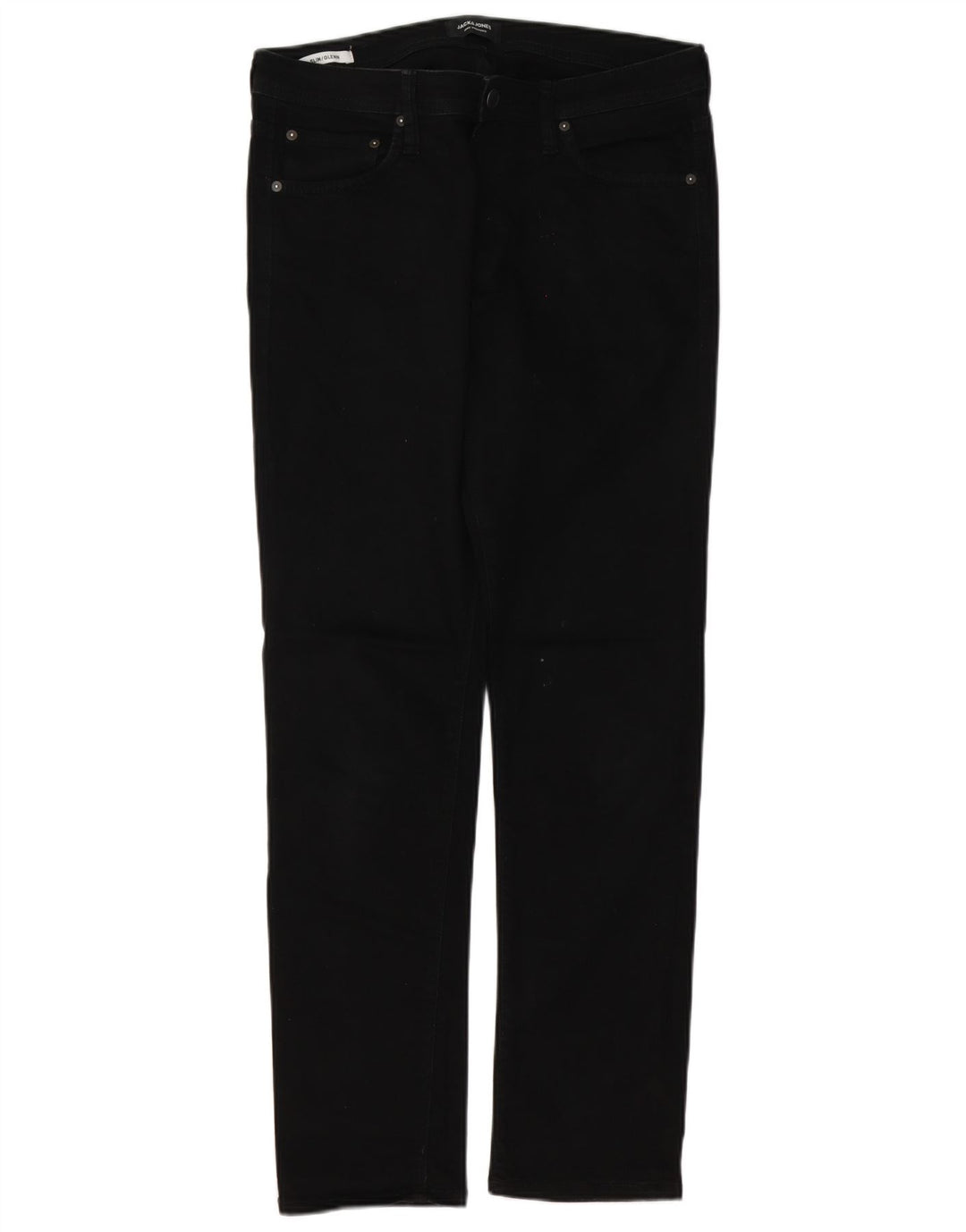 Męskie jeansy Jack & Jones GLENN Slim W32 L32 Czarne bawełniane