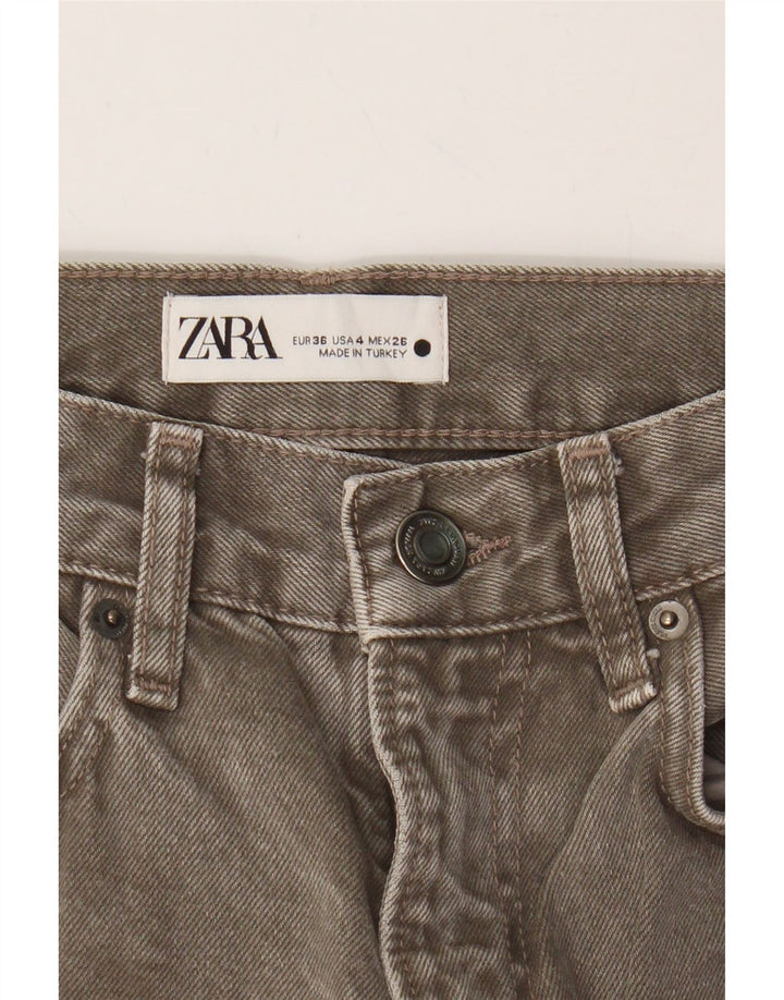 ZARA Womens Straight Jeans EU 36 XS W26 L26 Grey Vintage Zara and Second-Hand Zara from Messina Hembry 