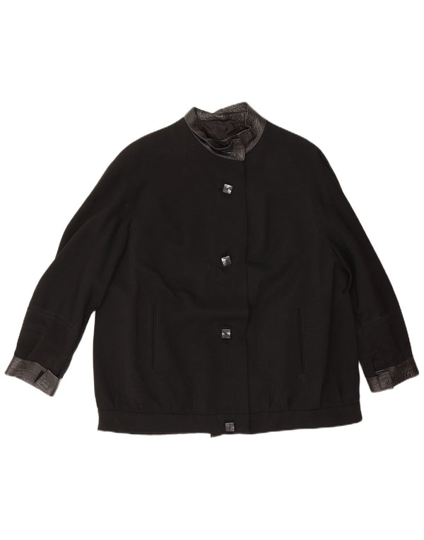 Damska kurtka bomberka vintage UK 18 XL w kolorze czarnym