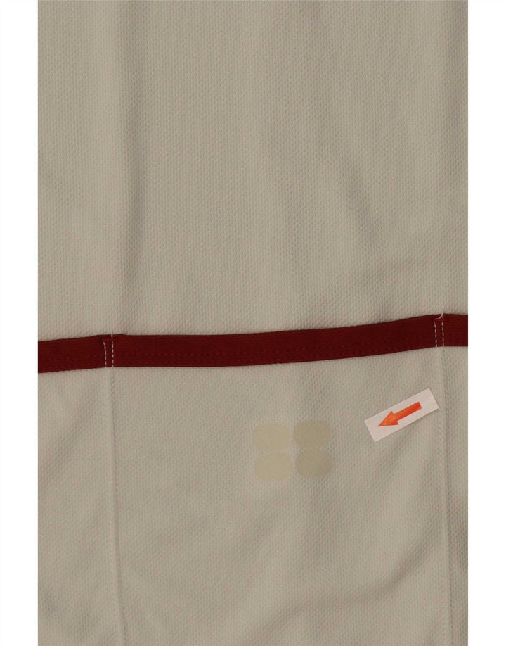 Męski T-shirt Nike z zamkiem błyskawicznym, duży, szary poliester z blokami kolorów