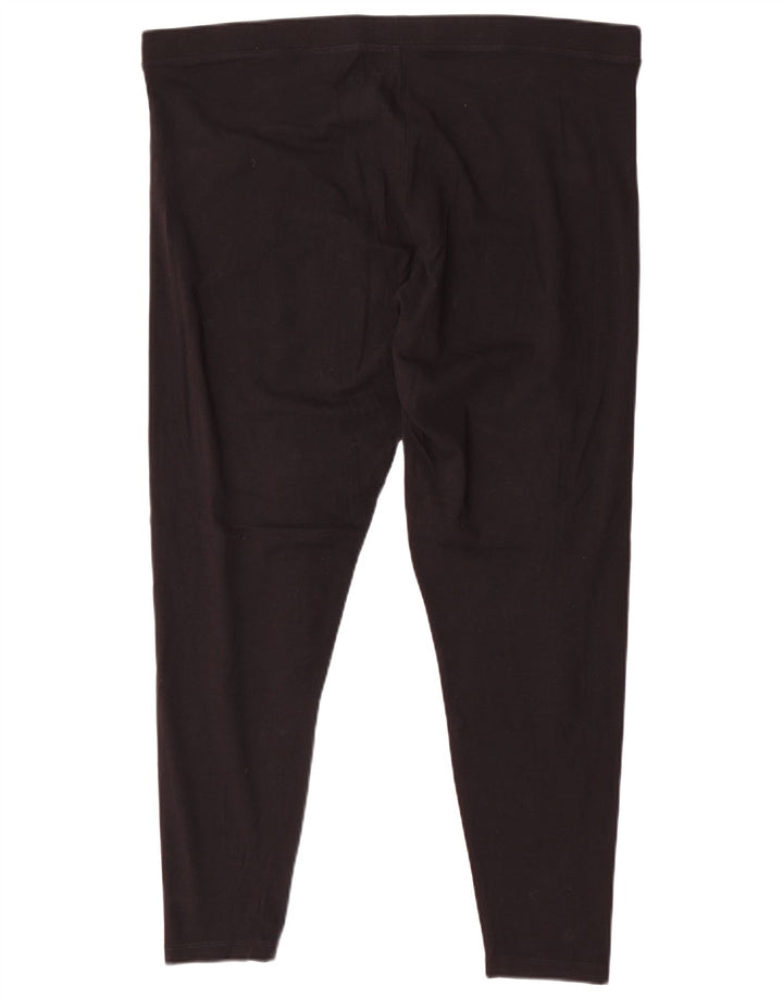 Legginsy damskie Marks & Spencer UK 20 2XL, czarne, bawełniane