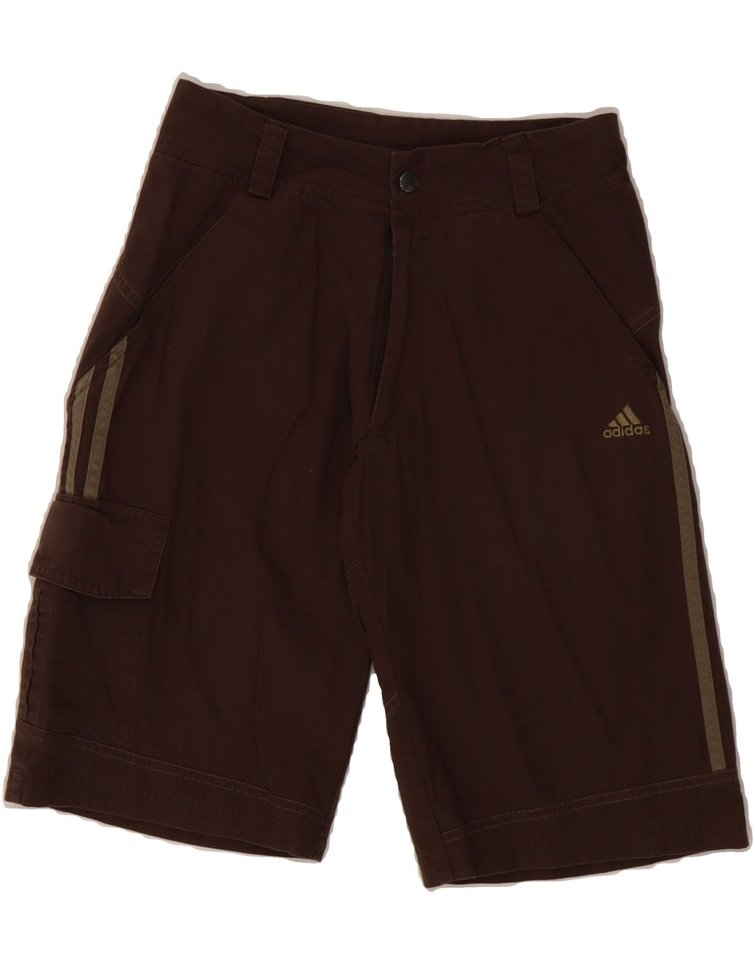 ADIDAS Boys Cargo Shorts 13-14 Years W24  Brown Cotton Vintage Adidas and Second-Hand Adidas from Messina Hembry 