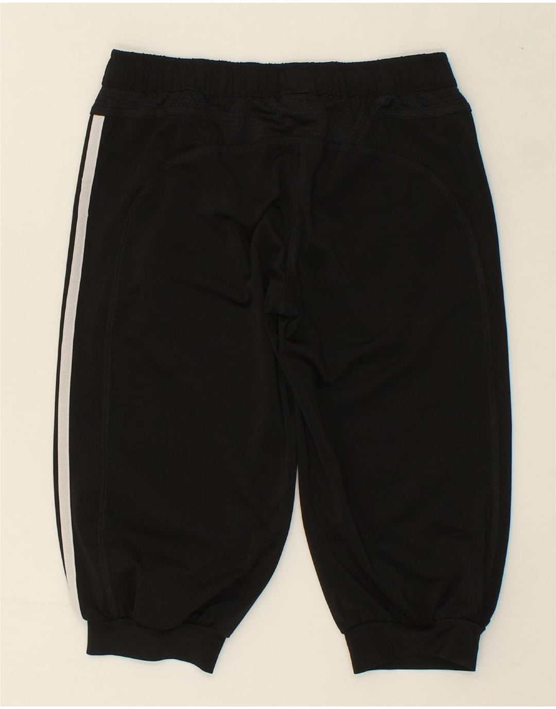 ADIDAS Girls Sport Shorts 9-10 Years Black Polyester Vintage Adidas and Second-Hand Adidas from Messina Hembry 