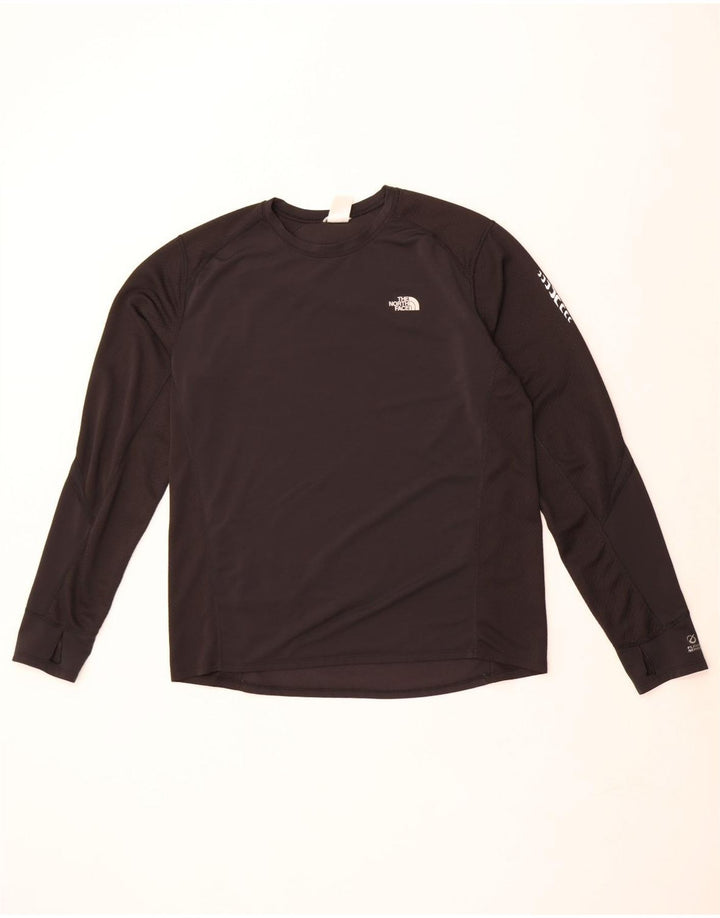 Męski T-shirt z grafiką The North Face, duży, czarny, poliestrowy