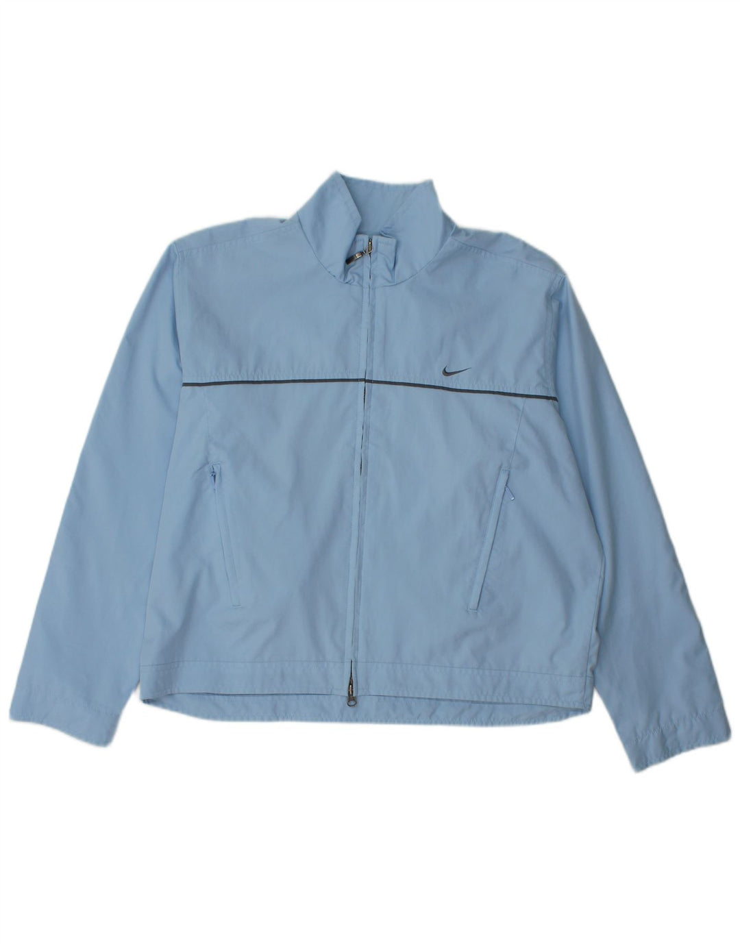 Damska bluza dresowa typu oversize Nike US 12/14, duża, niebieska, poliestrowa