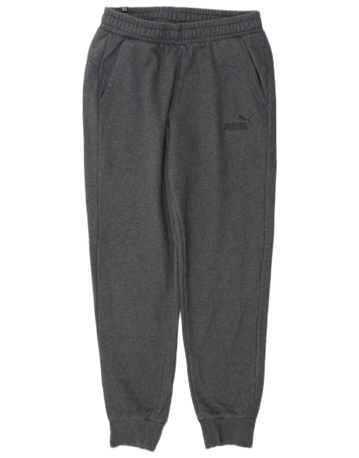 Męskie spodnie dresowe Puma Joggers, średnioszare, bawełniane