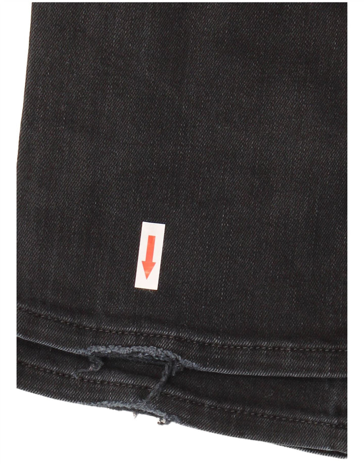Męskie jeansy slim Hugo Boss W34 L32 Czarne bawełniane