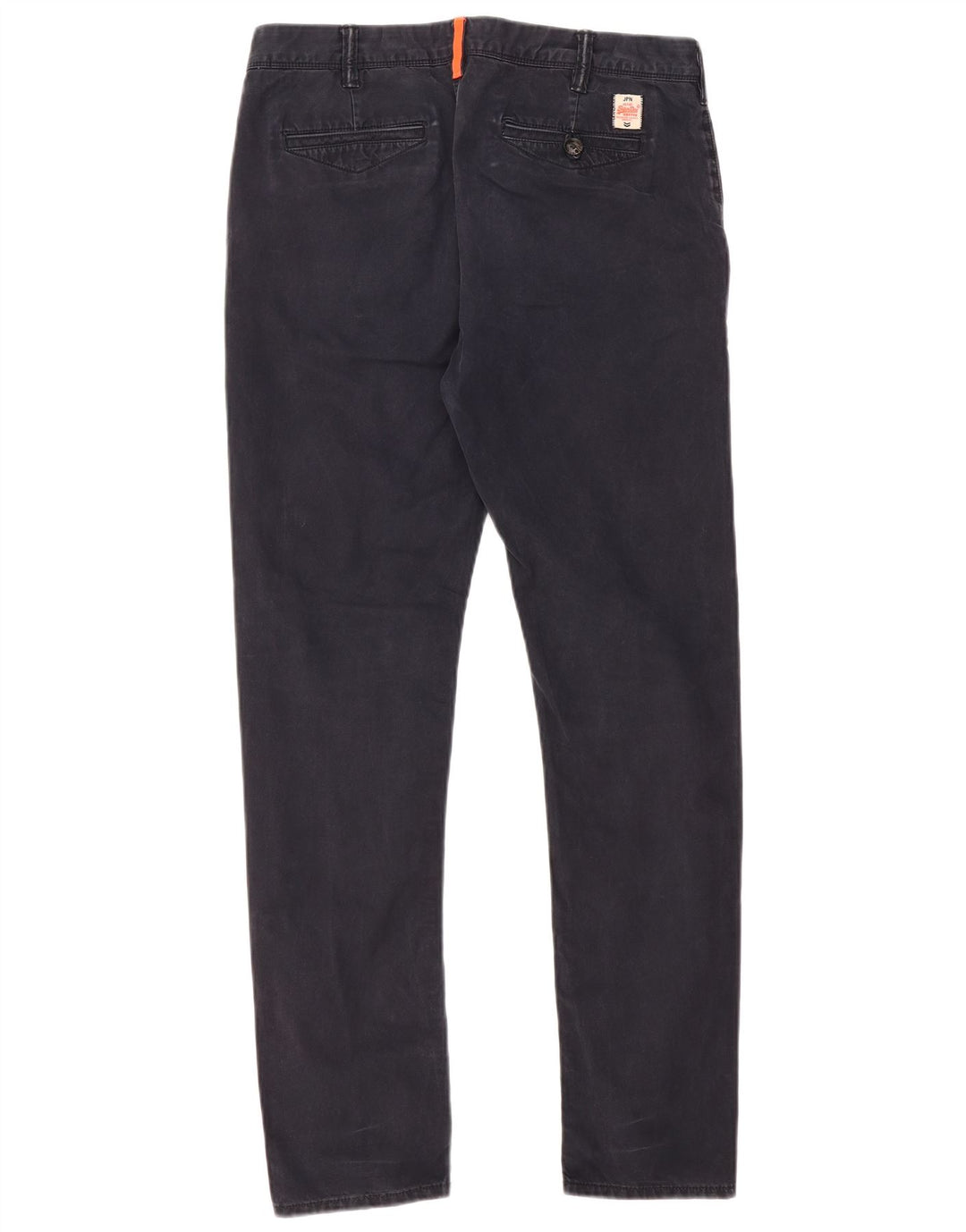 Męskie spodnie chino Superdry Slim Fit, średnie W32 L30, granatowa bawełna