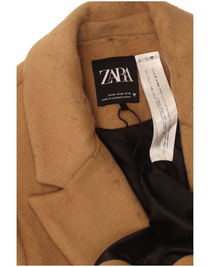 Płaszcz damski Zara UK 14 średni beż