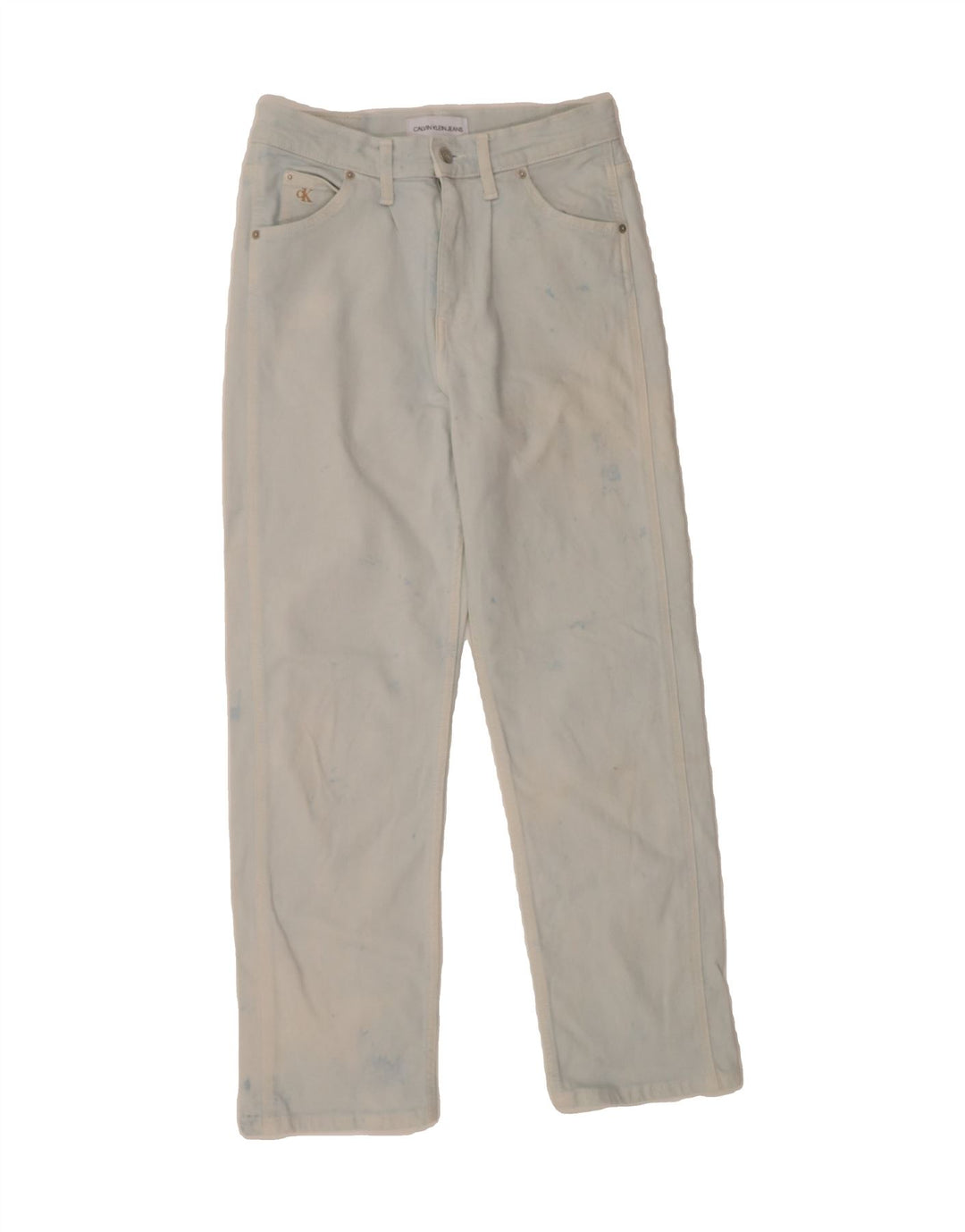 CALVIN KLEIN Womens Straight Jeans W28 L27 Blue Vintage Calvin Klein and Second-Hand Calvin Klein from Messina Hembry 