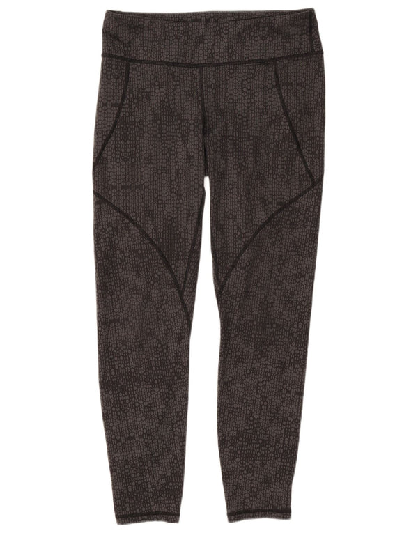Legginsy damskie Patagonia UK 14, duże, szare, geometryczne, z poliestru