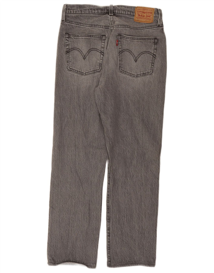 Damskie jeansy Levi's 501 Straight W27 L28 Szara bawełna