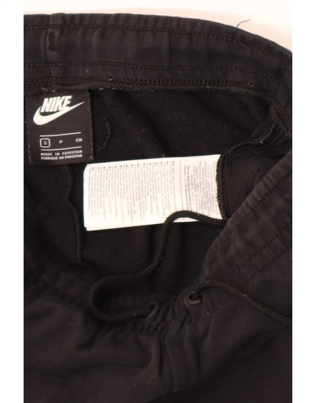 Męskie spodnie dresowe Nike, małe, czarne, bawełniane